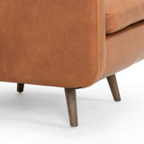 Kaya Leather Swivel Chair, Haven Tobacco