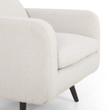 Kaya Swivel Chair, Fiqa Boucle Natural