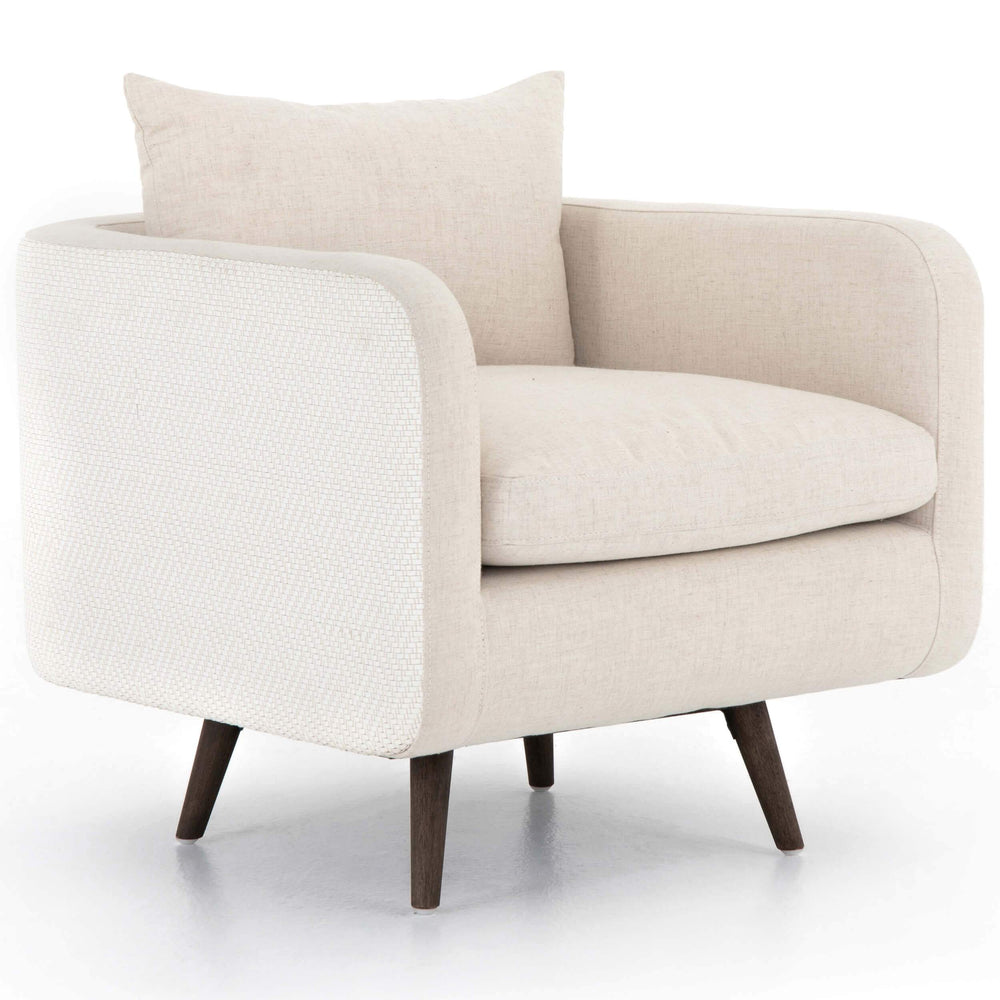 Kaya Swivel Chair, Savile Flax