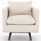 Kaya Swivel Chair, Savile Flax