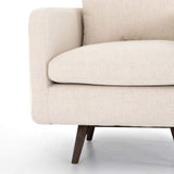 Kaya Swivel Chair, Savile Flax