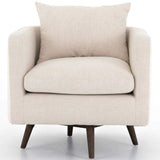 Kaya Swivel Chair, Savile Flax