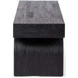 Keane Bench, Black-Furniture - Chairs-High Fashion Home