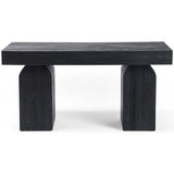 Keane Desk, Black-Furniture - Office-High Fashion Home