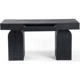 Keane Desk, Black-Furniture - Office-High Fashion Home