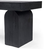 Keane Desk, Black-Furniture - Office-High Fashion Home