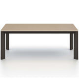 Kelson Outdoor Dining Table, Washed Brown