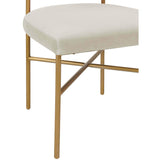 Kim Dining Chair, Cream-Furniture - Dining-High Fashion Home