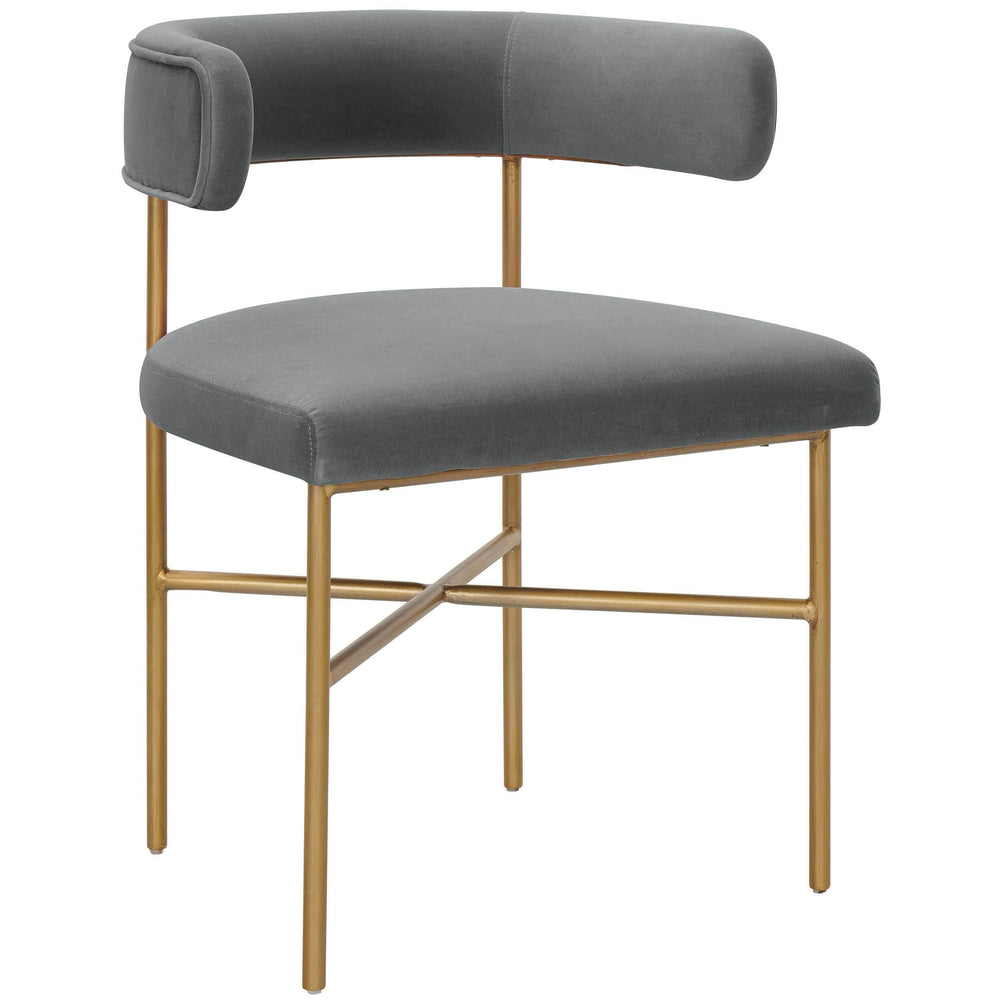 Kim Dining Chair, Grey-Furniture - Dining-High Fashion Home