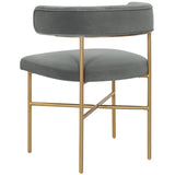 Kim Dining Chair, Grey-Furniture - Dining-High Fashion Home