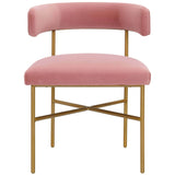 Kim Dining Chair, Pink-Furniture - Dining-High Fashion Home