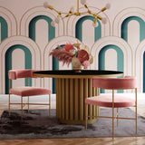 Kim Dining Chair, Pink-Furniture - Dining-High Fashion Home