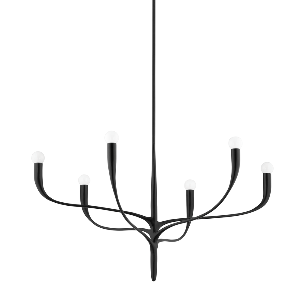 Labra Chandelier, Black-Lighting-High Fashion Home