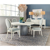 Laguna Round Dining Table, Shell White