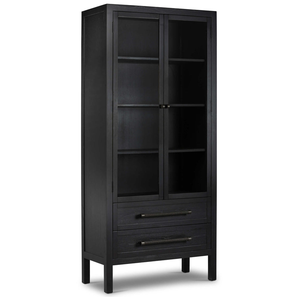 Laker Cabinet, Black-Furniture - Storage-High Fashion Home