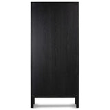 Laker Cabinet, Black-Furniture - Storage-High Fashion Home