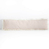 Lalo Lambskin Lumbar Pillow, Cream-Accessories-High Fashion Home