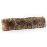 Lalo Lambskin Lumbar Pillow, Taupe-Accessories-High Fashion Home