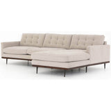 Lexi RAF Sectional, Perpetual Pewter - Modern Furniture - Sectionals - High Fashion Home