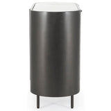 Libby Small Cabinet, Gunmetal - Furniture - Storage - High Fashion Home