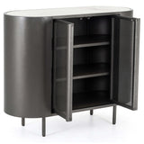 Libby Small Cabinet, Gunmetal - Furniture - Storage - High Fashion Home