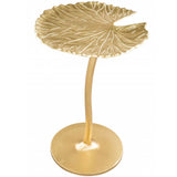 Lily Side Table, Gold-Furniture - Accent Tables-High Fashion Home