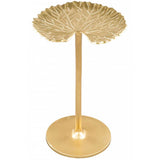 Lily Side Table, Gold-Furniture - Accent Tables-High Fashion Home