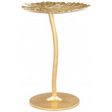 Lily Side Table, Gold-Furniture - Accent Tables-High Fashion Home