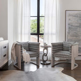 Linea Round Chairside Table