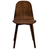 Lissi Dining Chair, Brown, Set of 2