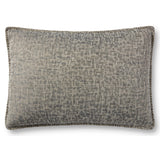 Loloi Jacquard Woven Pillow, Grey-Accessories-High Fashion Home