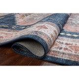 Loloi Rug Heidi HEI-03, Denim/Blush-Accessories-High Fashion Home