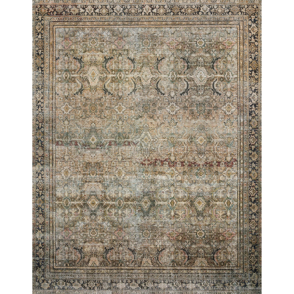 Loloi Rug Layla LAY-03, Olive/Charcoal-Accessories-High Fashion Home