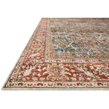 Loloi Rug Layla LAY-04, Ocean/Rust-Accessories-High Fashion Home