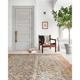 Loloi Rug Layla LAY-04, Ocean/Rust-Accessories-High Fashion Home