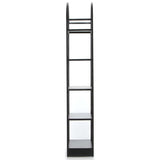 Loomis Bookcase, Black-Furniture - Storage-High Fashion Home