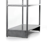 Loomis Bookcase, Black-Furniture - Storage-High Fashion Home