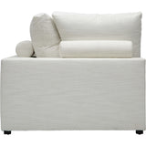 Lucca Sectional, Kipri Snow-Furniture - Sofas-High Fashion Home