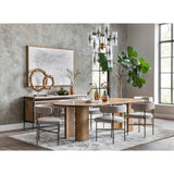 Lunas Oval Dining Table, Natural