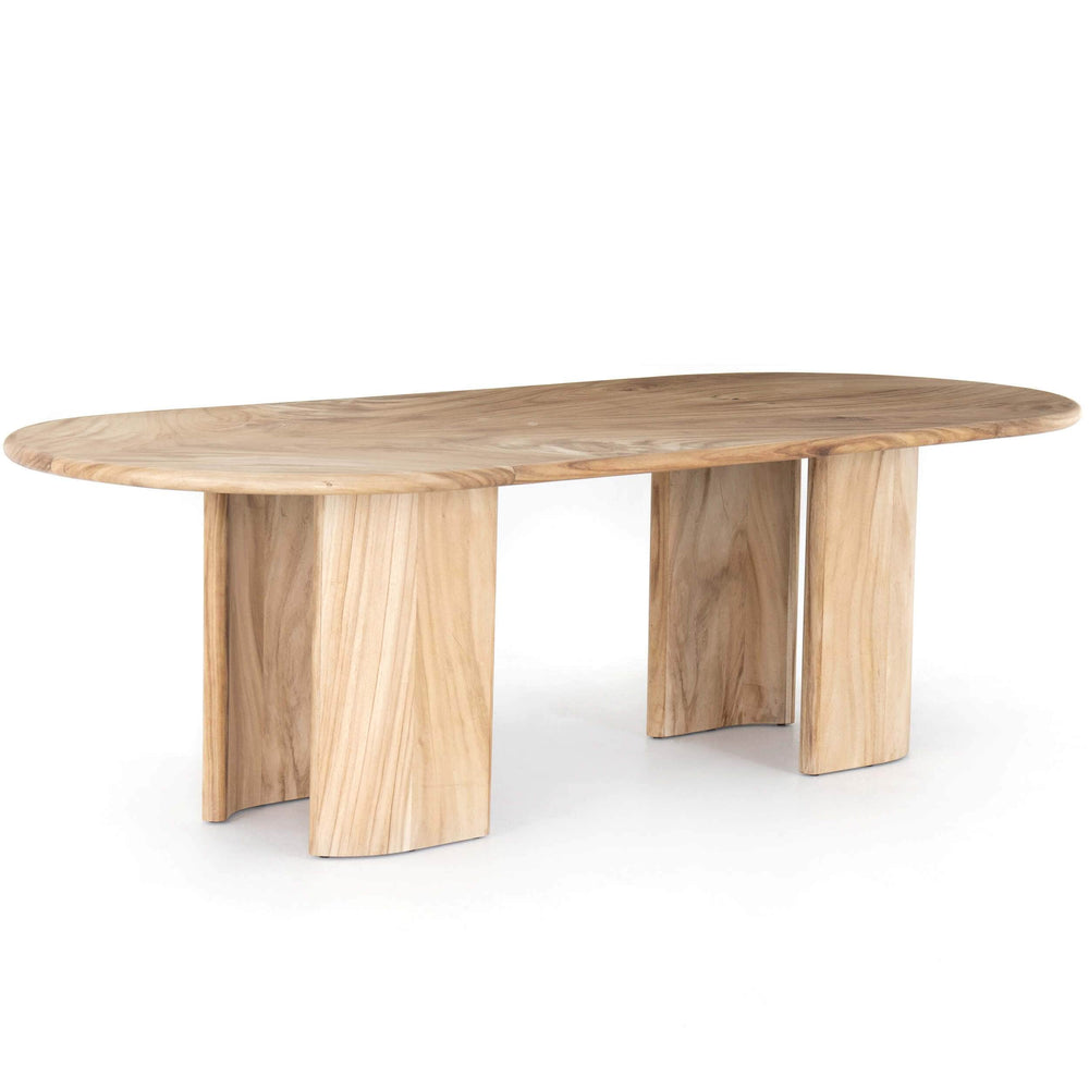 Lunas Oval Dining Table, Natural