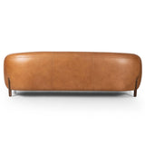 Lyla 86" Leather Sofa, Valencia Camel-Furniture - Sofas-High Fashion Home