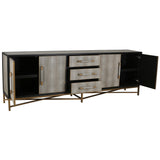 Mako Large Sideboard, Grey