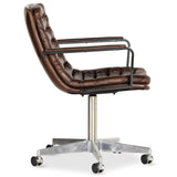 Malibu Arm Desk Chair, Antique Whiskey-Furniture - Office-High Fashion Home