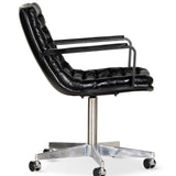 Malibu Arm Desk Chair, Rider Black-Furniture - Office-High Fashion Home