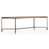 Marion Dining Table, Rustic Fawn