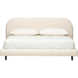 Marlene Bed, Ivory-Furniture - Bedroom-High Fashion Home