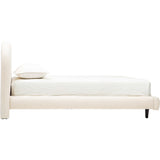 Marlene Bed, Ivory-Furniture - Bedroom-High Fashion Home