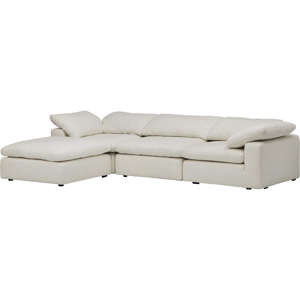 Mateo 4 Piece Modular Sectional, Nomad Snow