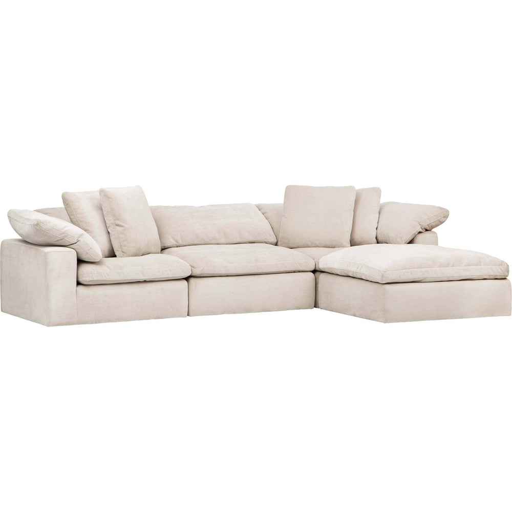 Mateo 4 Piece Modular Sectional, Romo Linen - Modern Furniture - Sectionals - High Fashion Home