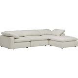 Mateo 4 Piece Modular Sectional, Nomad Snow